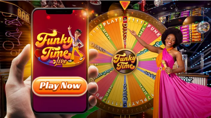 Vibrant online casino interface with slot machines and table games
